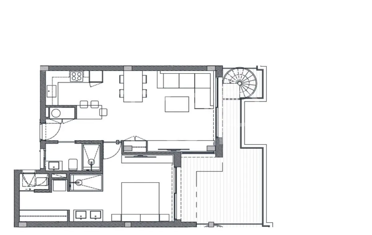 plano duplex 1 dorm ej 3C8