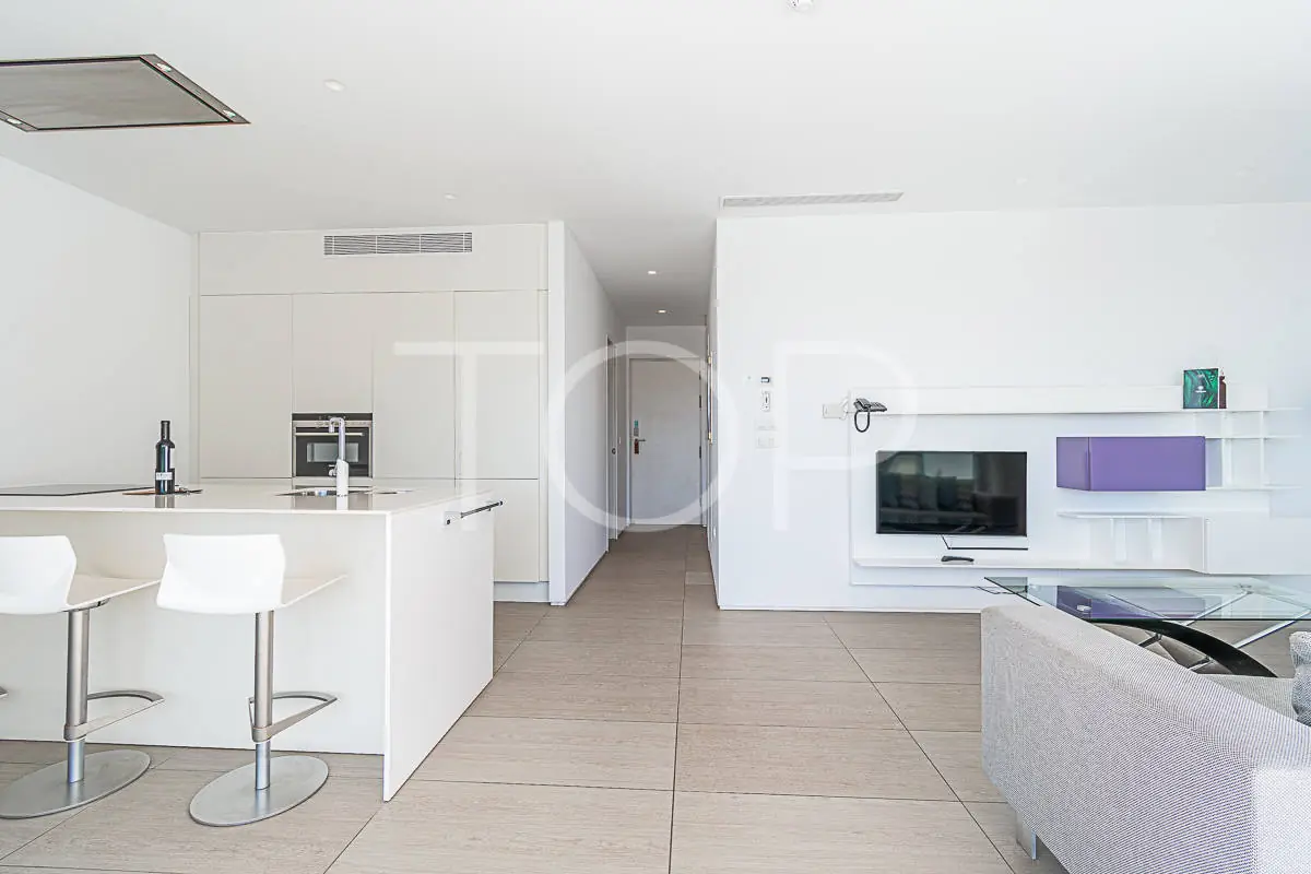 Apartament-Baobab-Livingroom-Kitchen-Tenerife